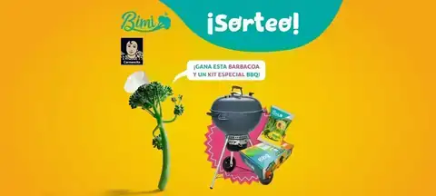 Sorteo de Bimi para ganar una barbacoa Weber