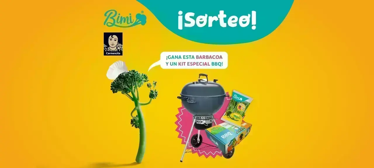 Sorteo barbacoa Weber Bimi Sorteo de Bimi para ganar una barbacoa Weber