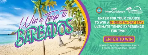 Promoción para ganar un viaje TEMPO a Barbados en 2026