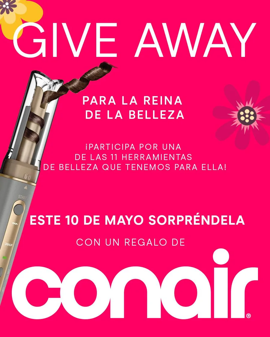 Giveaway de Conair México por el Día de la Madre con herramientas de belleza