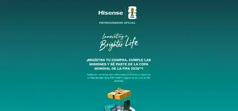 Banner de la promoción Hisense para ganar boletos del Mundial FIFA 2026 y premios en México
