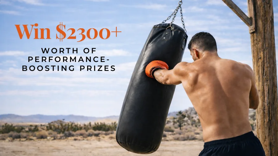 Power Your Performance Giveaway header banner