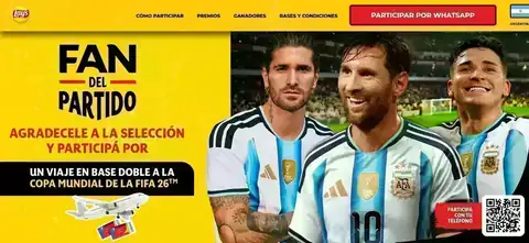 Bases y condiciones de la promoción Sin Lays no hay partido en Argentina