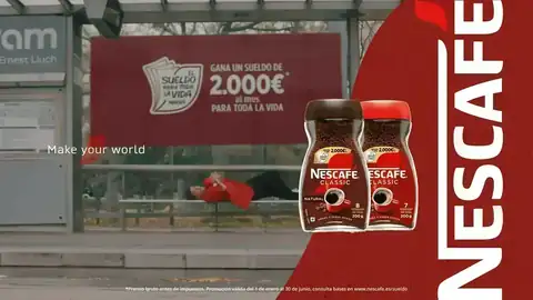 Promoción Sueldo NESCAFÉ: gana 2.000€ al mes para toda la vida