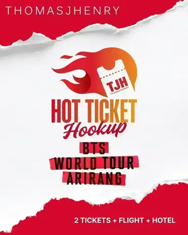 TJH Hot Ticket Hookup: BTS TJH Hot Ticket Hookup BTS giveaway promotional image