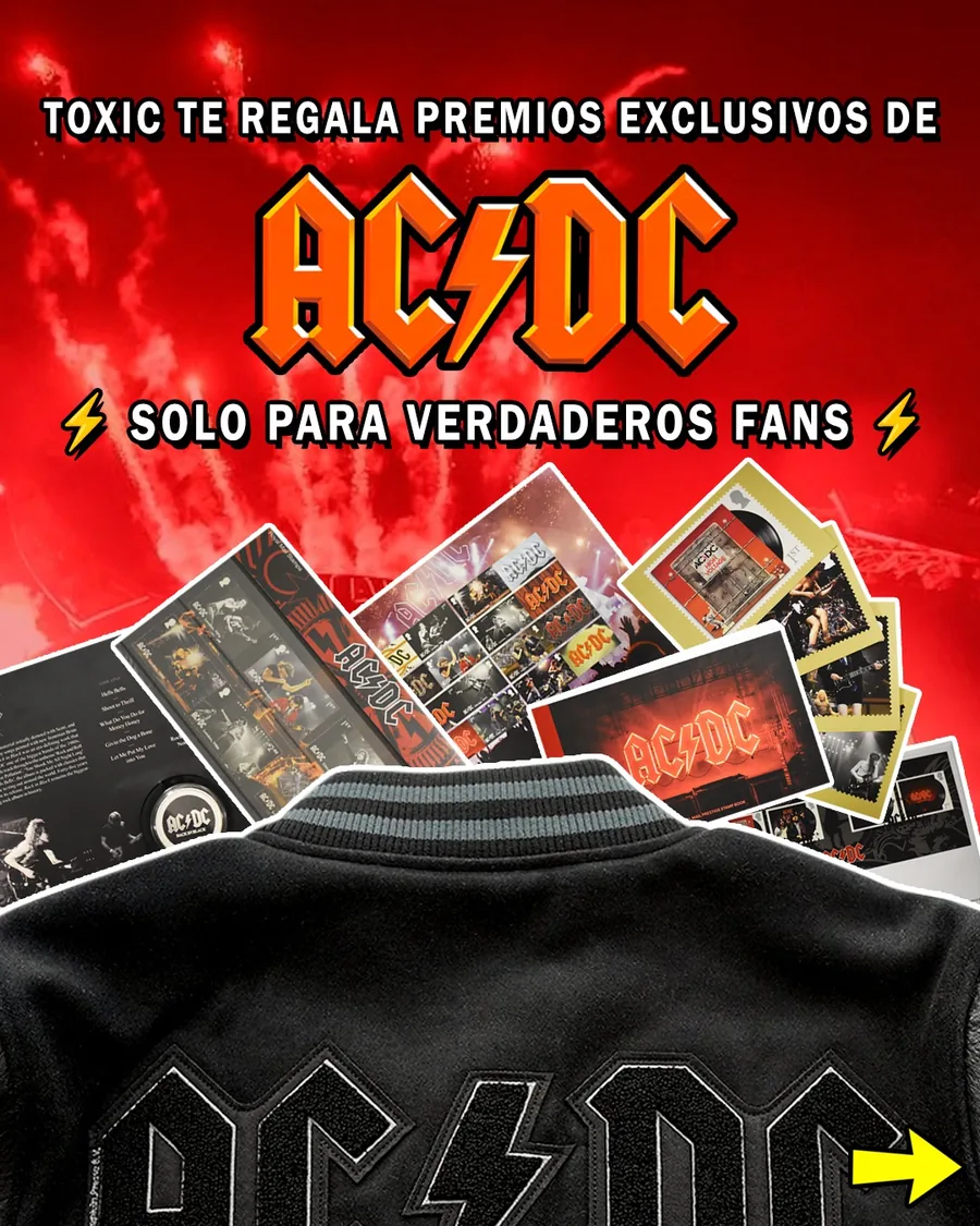 Promoción de Toxic Stores con premios exclusivos de AC/DC y pasos para participar